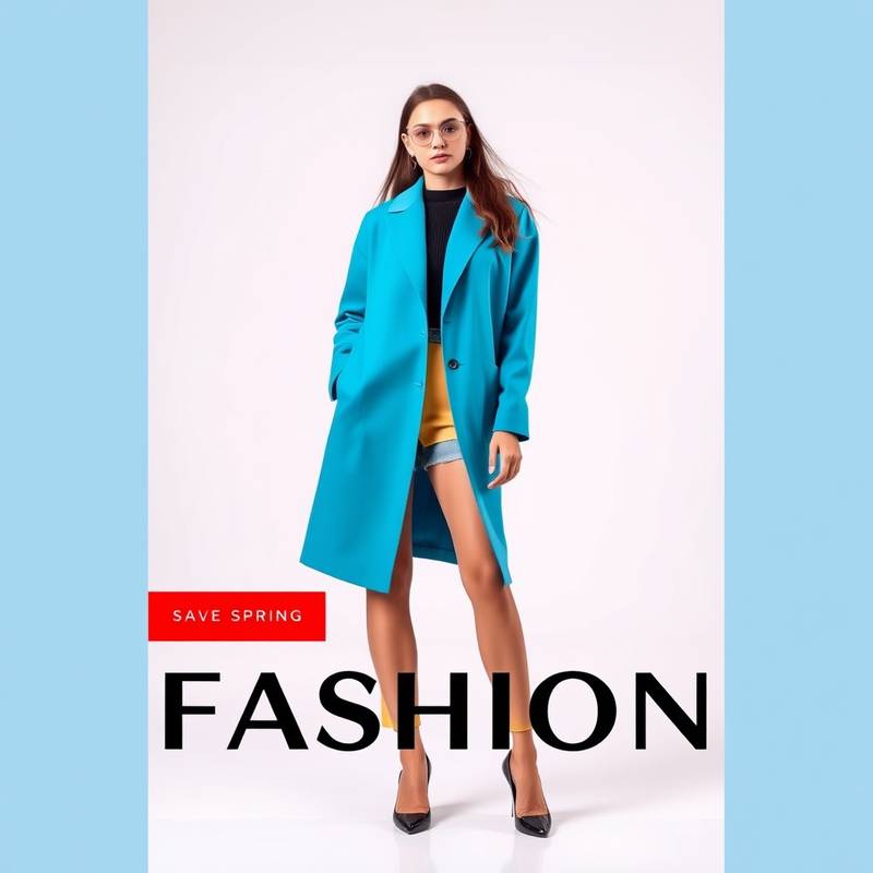 Publicité pour une marque de vêtements