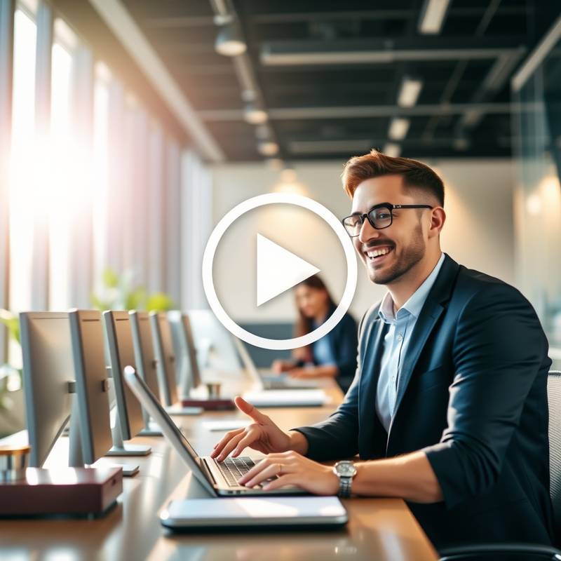 Vidéo promotionnelle pour une entreprise technologique